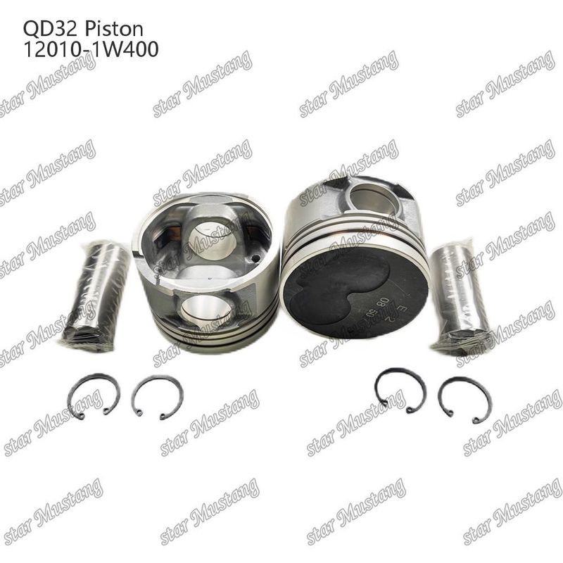 QD32 Engine Piston With Oil Gallery 12010-1W400 Đối với phụ tùng động cơ Mitsubishi