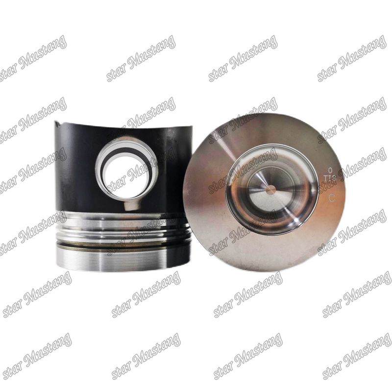 Piston D2848 DV15 không có nhãn van 65.02501-0774 Cho Doosan Diesel Engine Repair Parts
