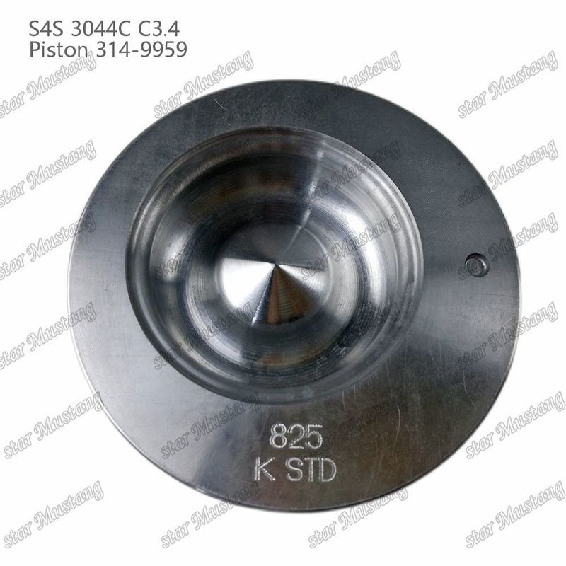 S4S 3044C C3.4 825 Engine Piston Alfin Chamber Size 53mm 60mm Oil Ring 4mm 314-9959 Đối với phụ tùng động cơ Mitsubishi
