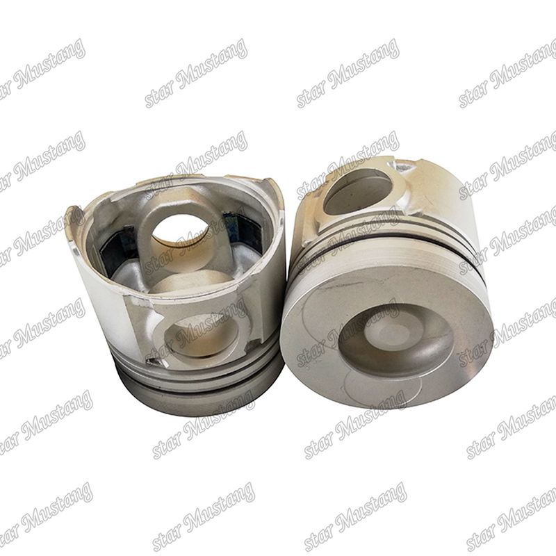 Piston DB58 đáy tròn 35mm pin lỗ khoang đốt 54mm 65.02501-0195 cho Doosan Diesel Engine sửa chữa phụ tùng