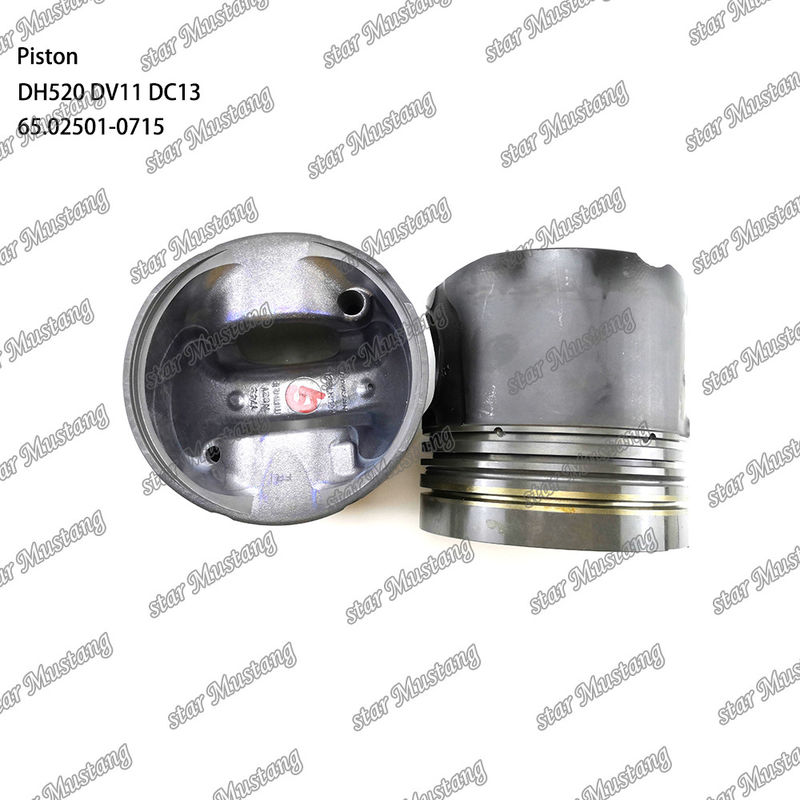 Piston DH520 DV11 DC13 65.02501-0715 Đối với Doosan Diesel Engine Repair Parts