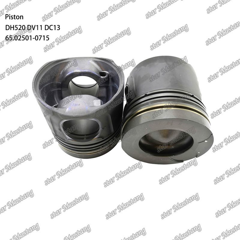 Piston DH520 DV11 DC13 65.02501-0715 Đối với Doosan Diesel Engine Repair Parts