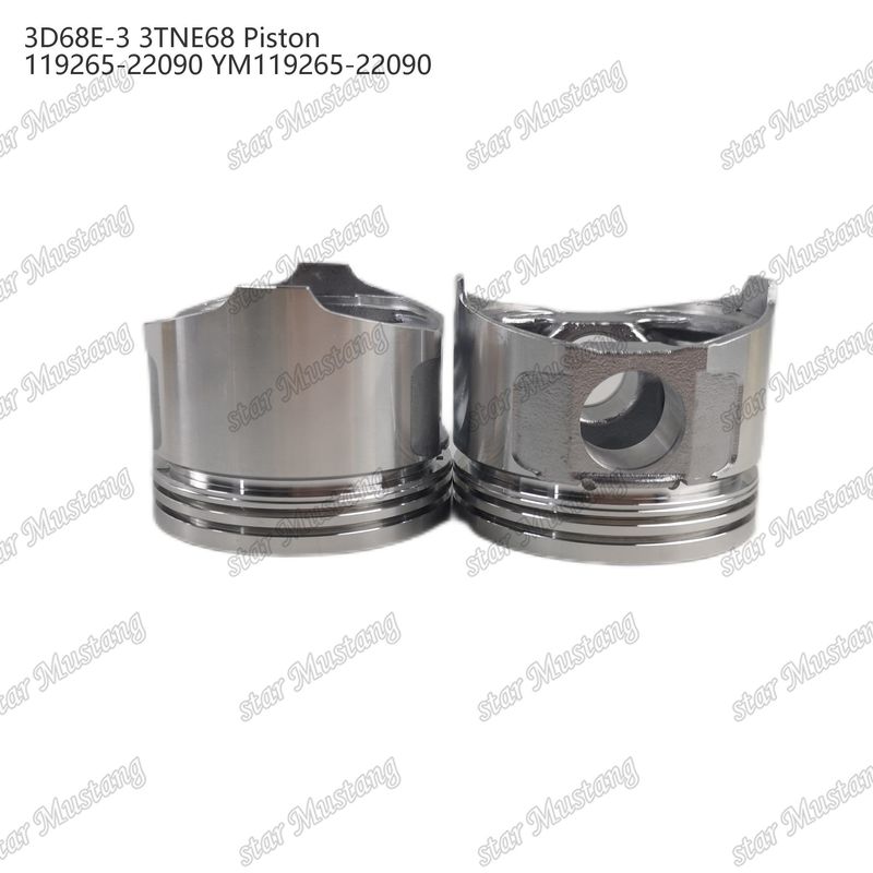 Piston 3D68E-3 3TNE68 Chiều cao 53mm 119265-22090 YM119265-22090 Đối với các bộ phận sửa chữa động cơ diesel Yanmar