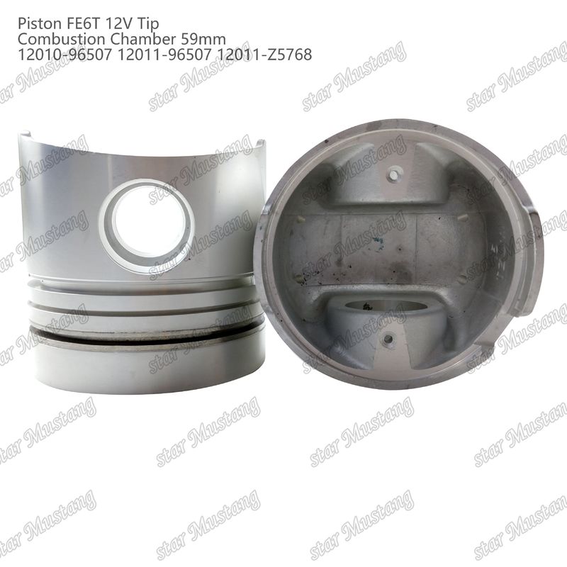 FE6T Động cơ Piston 12V Khung kích thước 59mm 3x2x4mm 12010-96507 12011-96507 12011-Z5768 Đối với phụ tùng động cơ Nissan
