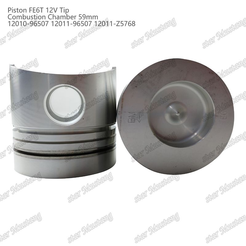 FE6T Động cơ Piston 12V Khung kích thước 59mm 3x2x4mm 12010-96507 12011-96507 12011-Z5768 Đối với phụ tùng động cơ Nissan