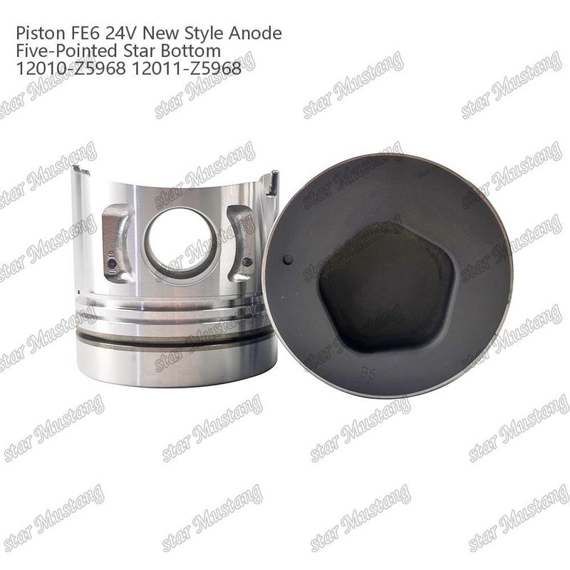 FE6T Engine Piston 24V New Type 2.5x2x4mm 12011-Z5776 12011-Z5506 12011-Z5968 Đối với phụ tùng động cơ Nissan