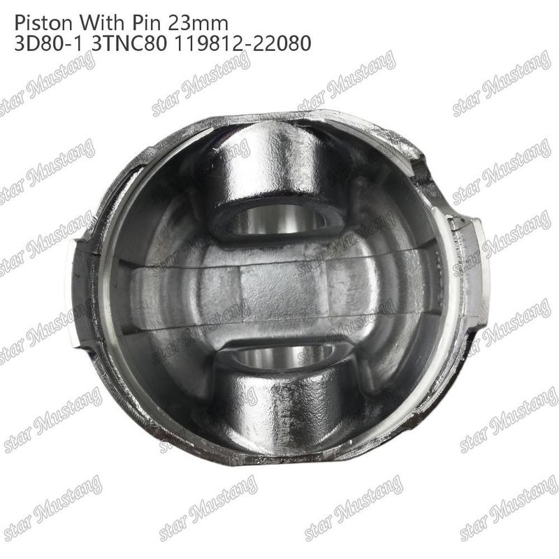 Piston 3D80-1 3TNC80 PIN SIZE 23mm 119812-22080 Đối với các bộ phận sửa chữa động cơ diesel Yanmar