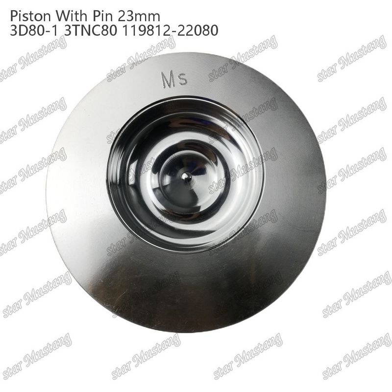 Piston 3D80-1 3TNC80 PIN SIZE 23mm 119812-22080 Đối với các bộ phận sửa chữa động cơ diesel Yanmar