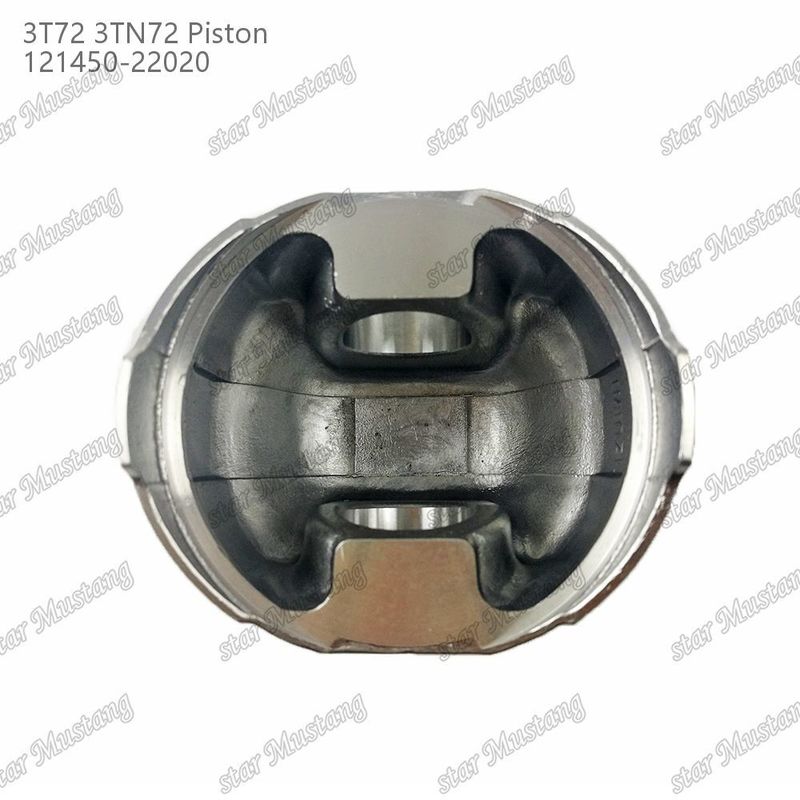 Piston 3TN72 3T72 đáy phẳng 65.5mm Độ cao 121450-22020 Đối với các bộ phận sửa chữa động cơ diesel Yanmar