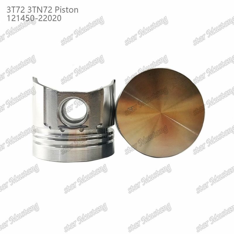 Piston 3TN72 3T72 đáy phẳng 65.5mm Độ cao 121450-22020 Đối với các bộ phận sửa chữa động cơ diesel Yanmar