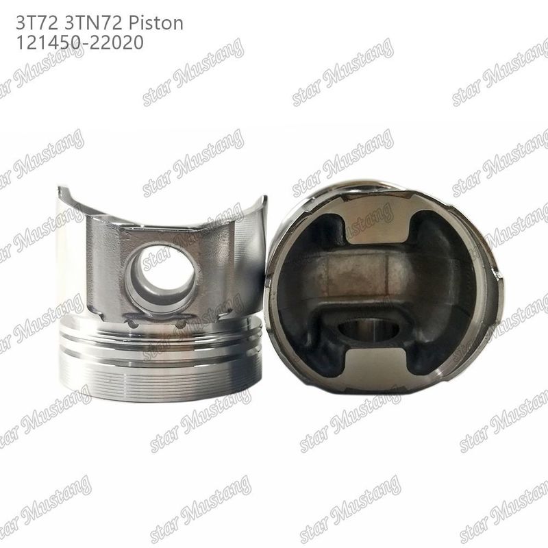 Piston 3TN72 3T72 đáy phẳng 65.5mm Độ cao 121450-22020 Đối với các bộ phận sửa chữa động cơ diesel Yanmar