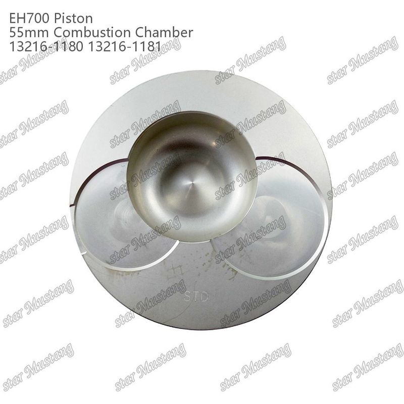 Piston EH700 55mm khoang đốt 13216-1181 13216-1180 Cho bộ phận sửa chữa động cơ diesel Hino