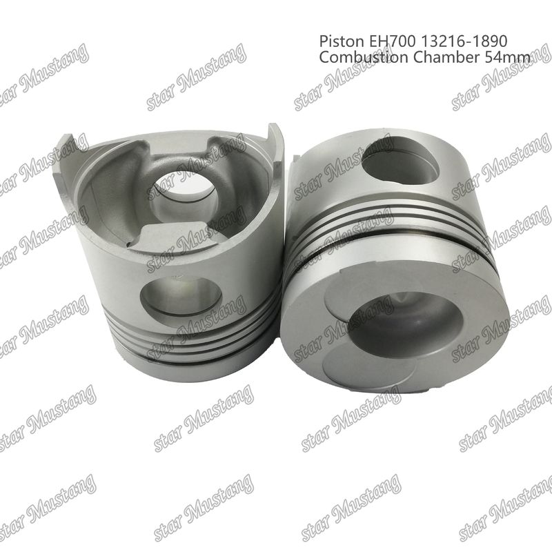 Phòng đốt piston EH700 54mm 13216-1890 cho các bộ phận sửa chữa động cơ diesel Hino