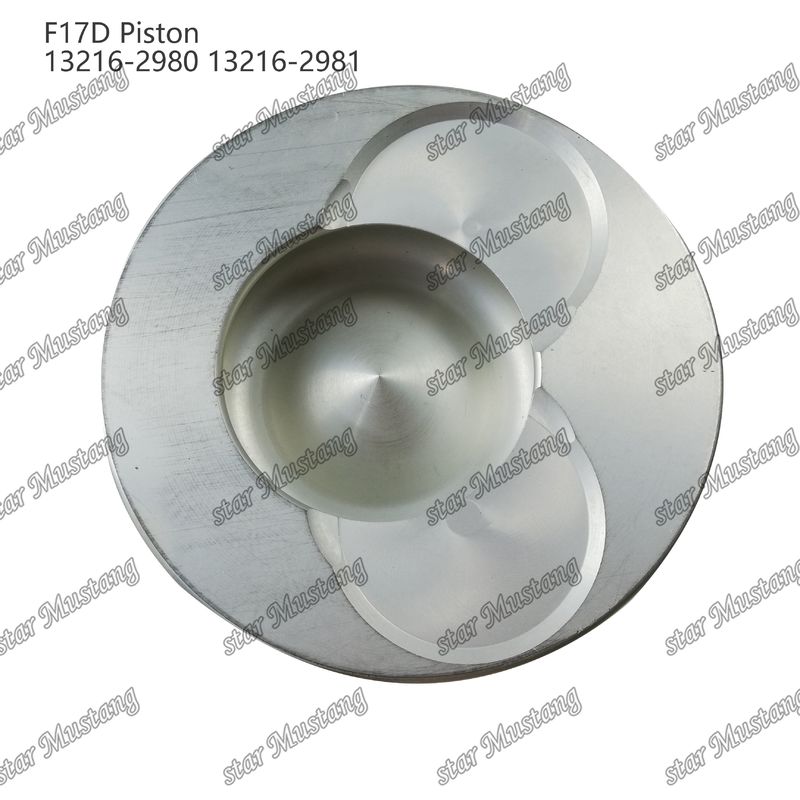 Piston F17D Phòng đốt 69mm 13216-2980 13216-2981 Đối với các bộ phận sửa chữa động cơ diesel Hino