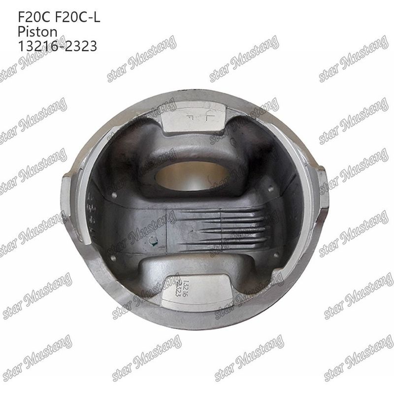 Piston F20C-L đáy phẳng 13216-2323 Đối với các bộ phận sửa chữa động cơ diesel Hino