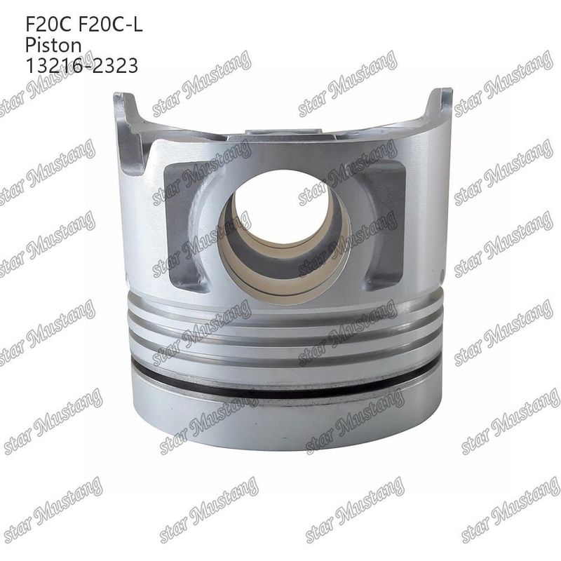 Piston F20C-L đáy phẳng 13216-2323 Đối với các bộ phận sửa chữa động cơ diesel Hino