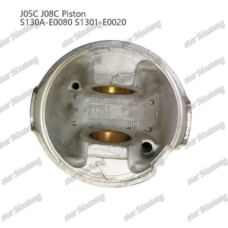 Piston J05C J08C với vỏ đồng 65mm khoang đốt bên trong làm mát S130A-E0080 S1301-E0020 Đối với Hino