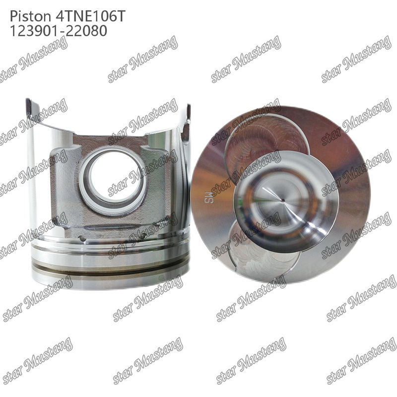 Piston 4TNE106T với in van 123901-22080 Cho Yanmar Động cơ Diesel Phân chỉnh bộ phận