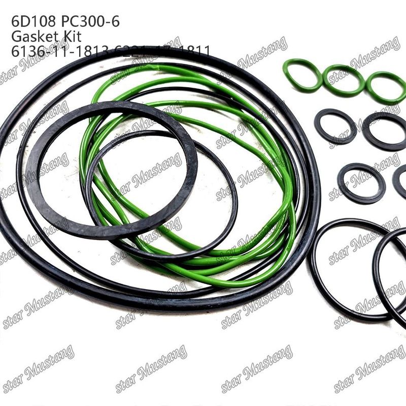 Bộ sạc đầy đủ 6D108 PC300-6 6136-11-1813 6221-17-1811 Bộ sạc cho các bộ phận sửa chữa động cơ diesel Komatsu