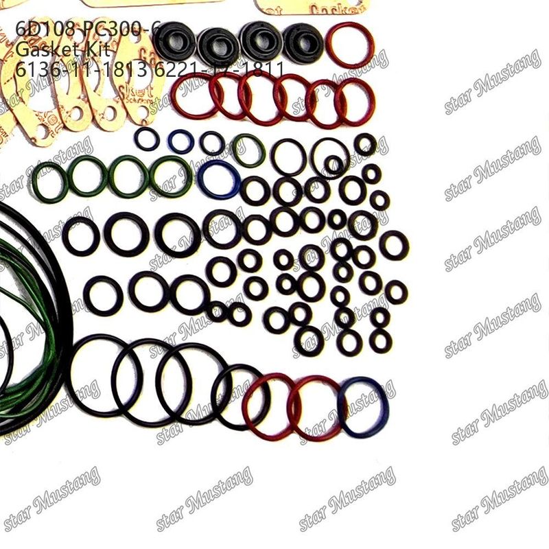 Bộ sạc đầy đủ 6D108 PC300-6 6136-11-1813 6221-17-1811 Bộ sạc cho các bộ phận sửa chữa động cơ diesel Komatsu
