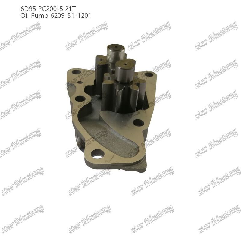 Máy bơm dầu 6D95 PC200-5 21T 6209-51-1201 Đối với phụ tùng động cơ Kumatsu