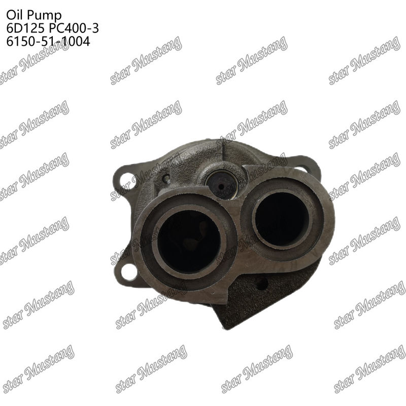 Máy bơm dầu 6D125 PC400-3 Flat 6150-51-1004 Cho bộ phận phụ tùng động cơ Kumatsu