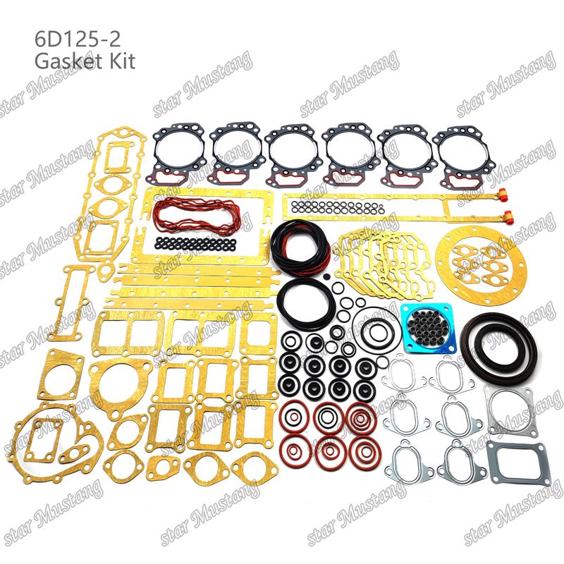 6D125-2 Bộ đệm đầy đủ 6151-12-1810 6155-K2-9900 Thích hợp cho Komatsu