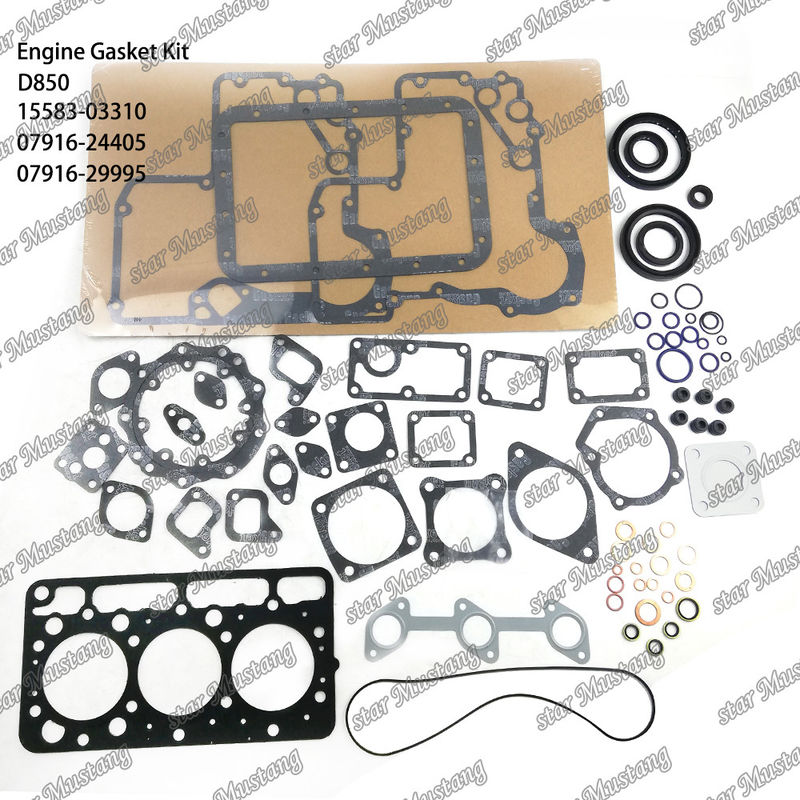 D850 Bộ đệm đầy đủ Đệm đầu 15583-03310 Lên 07916-24405 Dưới 07916-29995 Thích hợp cho Kubota