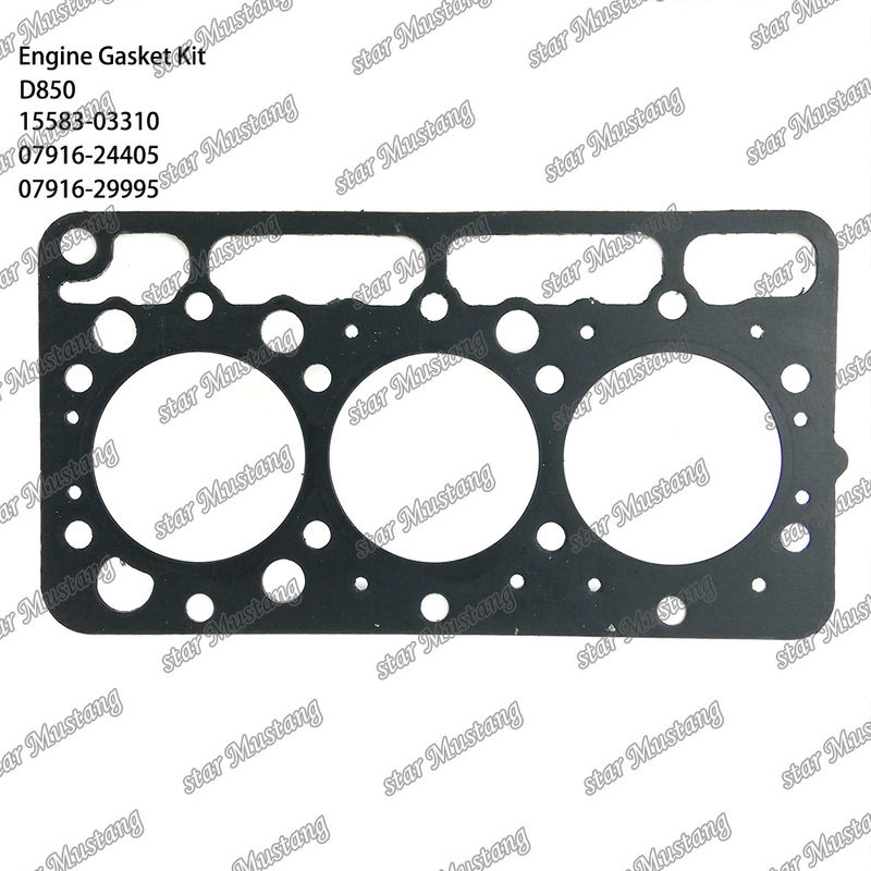 D850 Bộ đệm đầy đủ Đệm đầu 15583-03310 Lên 07916-24405 Dưới 07916-29995 Thích hợp cho Kubota