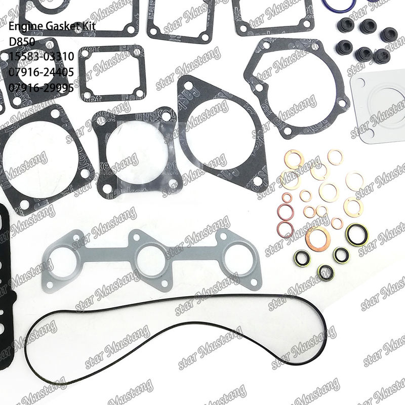 D850 Bộ đệm đầy đủ Đệm đầu 15583-03310 Lên 07916-24405 Dưới 07916-29995 Thích hợp cho Kubota