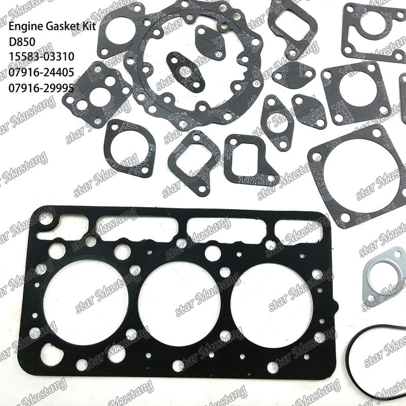 D850 Bộ đệm đầy đủ Đệm đầu 15583-03310 Lên 07916-24405 Dưới 07916-29995 Thích hợp cho Kubota