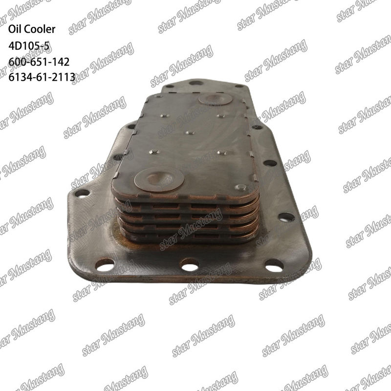 Máy làm mát dầu 4D105-5 600-651-142 6134-61-2113 Đối với phụ tùng động cơ KUMATSU