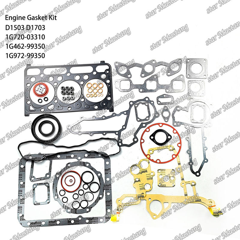 D1503 D1703 Thiết bị đệm đầy đủ kim loại 1G720-03310 1G462-99350 1G972-99350 Thích hợp cho Kubota