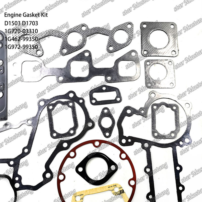 D1503 D1703 Thiết bị đệm đầy đủ kim loại 1G720-03310 1G462-99350 1G972-99350 Thích hợp cho Kubota