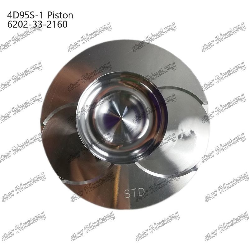 Piston 4D95S-1 104mm cao tròn đáy 51mm buồng đốt 6202-33-2160 Cho bộ phận phụ tùng động cơ Kumatsu