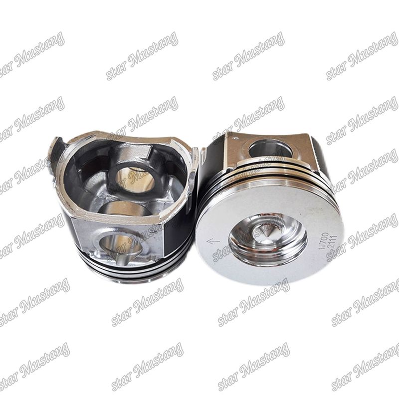 Piston V2607 CR Phòng đốt 45,5mm 1J700-21110 Cho bộ phận phụ tùng động cơ Kubota
