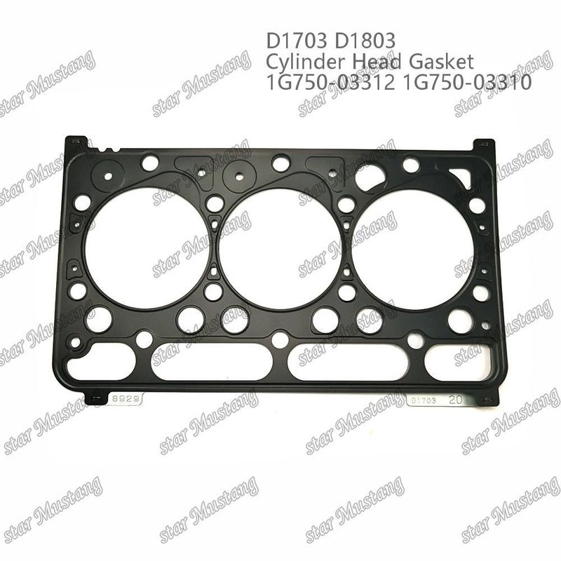 D1703 D1803 Đầu xi lanh Găng kim loại 1.20mm 1G750-03312 1G750-03310 Thích hợp cho động cơ Kubota