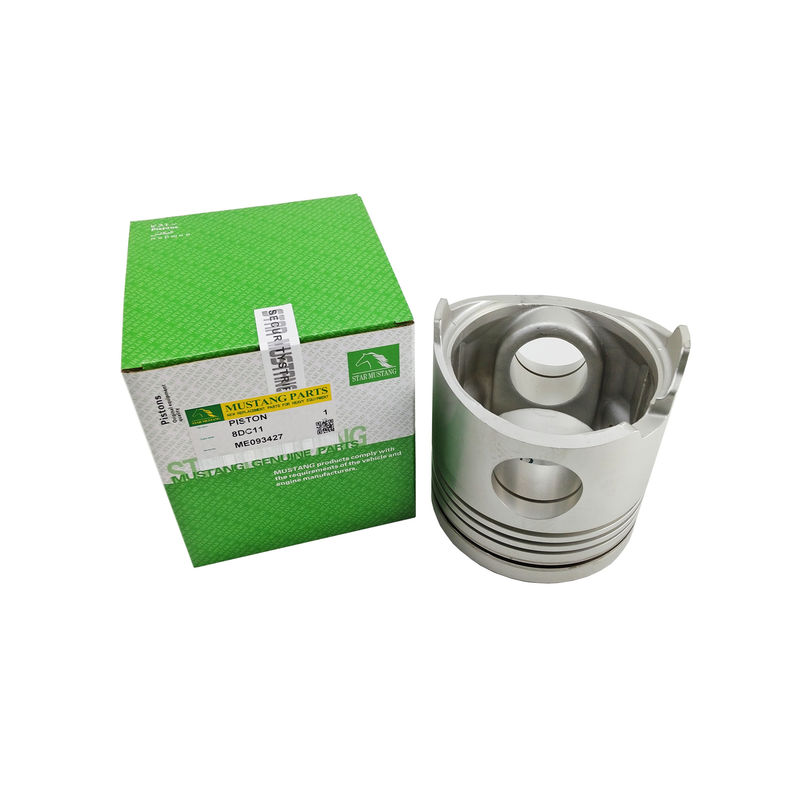 Piston 8DC11 ME093427 Phòng đốt 64mm Vòng dầu 4mm Cho bộ phận phụ tùng động cơ Mitsubishi