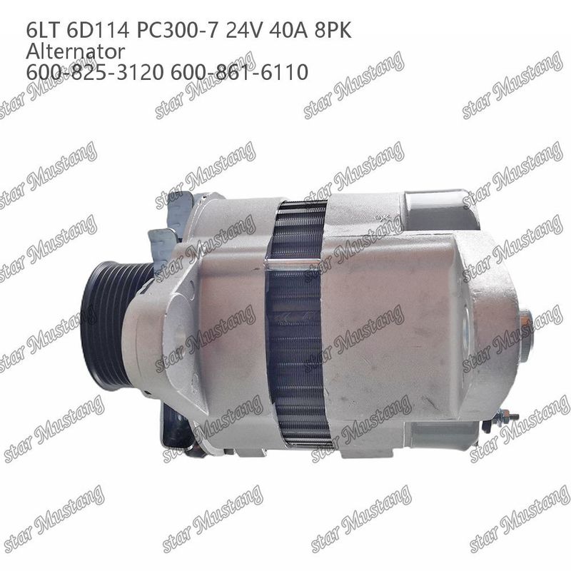 Máy phát điện 6LT 6D114 PC300-7 24V 40A 8PK 600-825-3120 600-861-6110