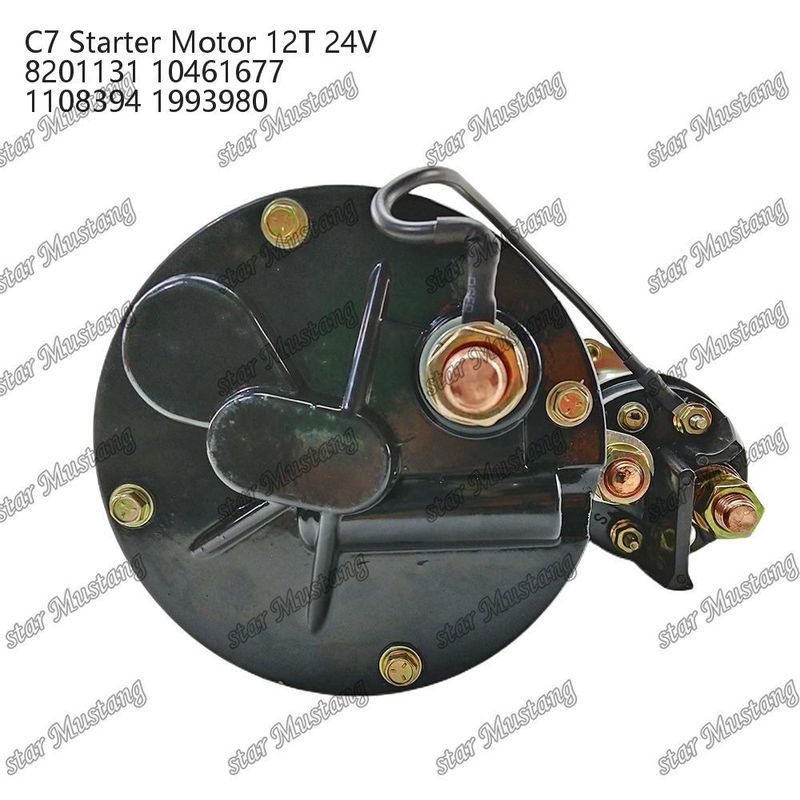 Động cơ khởi động động cơ C7 12T 24V 8201131 10461677 1108394 1993980 Đối với phụ tùng động cơ Caterpillar