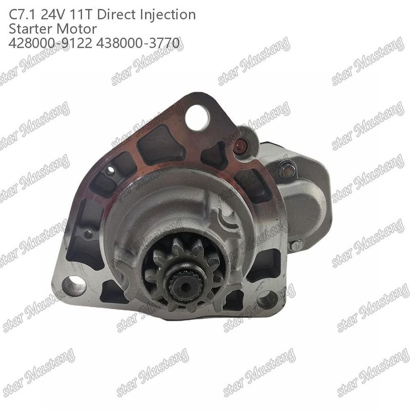 Động cơ khởi động động cơ C7.1 DI loại 24V 11T 428000-9122 438000-3770 Đối với phụ tùng động cơ Caterpillar