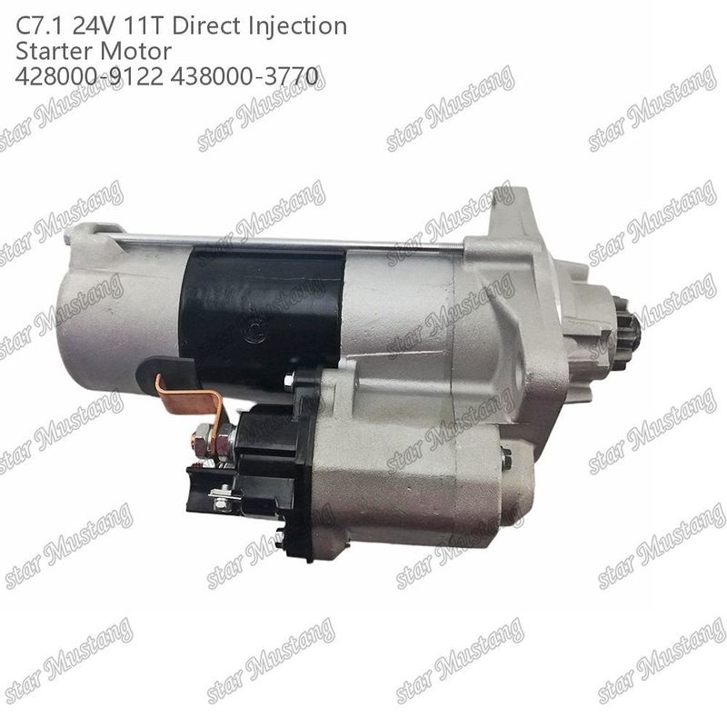 Động cơ khởi động động cơ C7.1 DI loại 24V 11T 428000-9122 438000-3770 Đối với phụ tùng động cơ Caterpillar