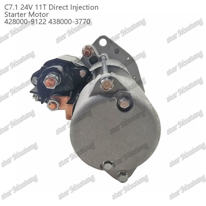 Động cơ khởi động động cơ C7.1 DI loại 24V 11T 428000-9122 438000-3770 Đối với phụ tùng động cơ Caterpillar