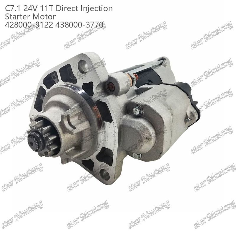 Động cơ khởi động động cơ C7.1 DI loại 24V 11T 428000-9122 438000-3770 Đối với phụ tùng động cơ Caterpillar