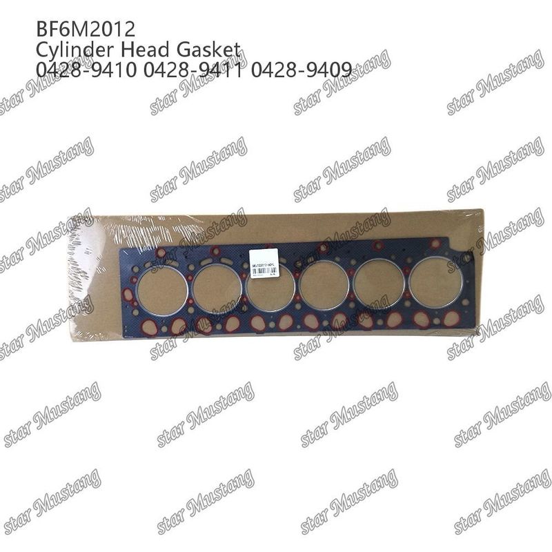 Ghi đệm đầu xi lanh BF6M2012 Asbestos 0428-9410 0428-9411 0428-9409 Cho các bộ phận phụ tùng động cơ Deutz