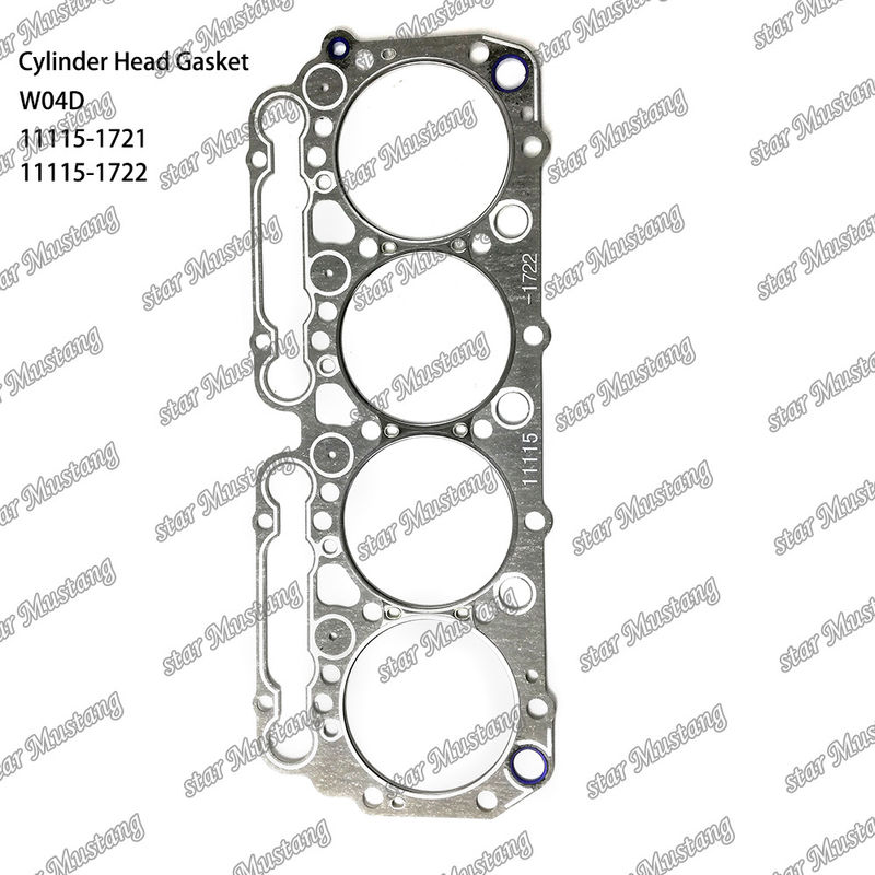 Ghi đệm đầu xi lanh W04D 11115-1721 11115-1722 Đối với phụ tùng động cơ HINO