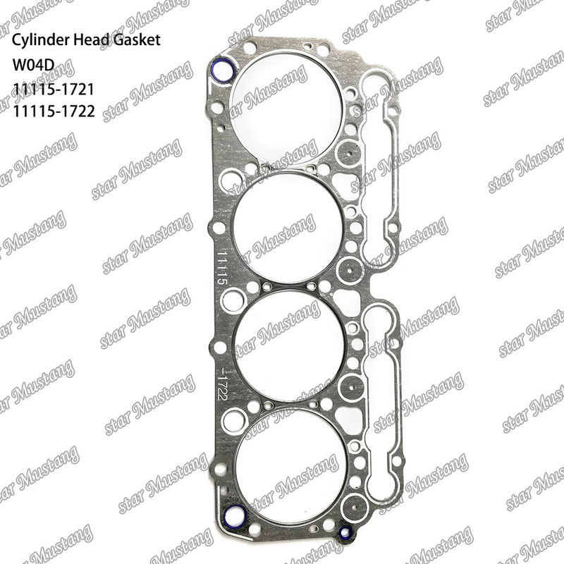 Ghi đệm đầu xi lanh W04D 11115-1721 11115-1722 Đối với phụ tùng động cơ HINO
