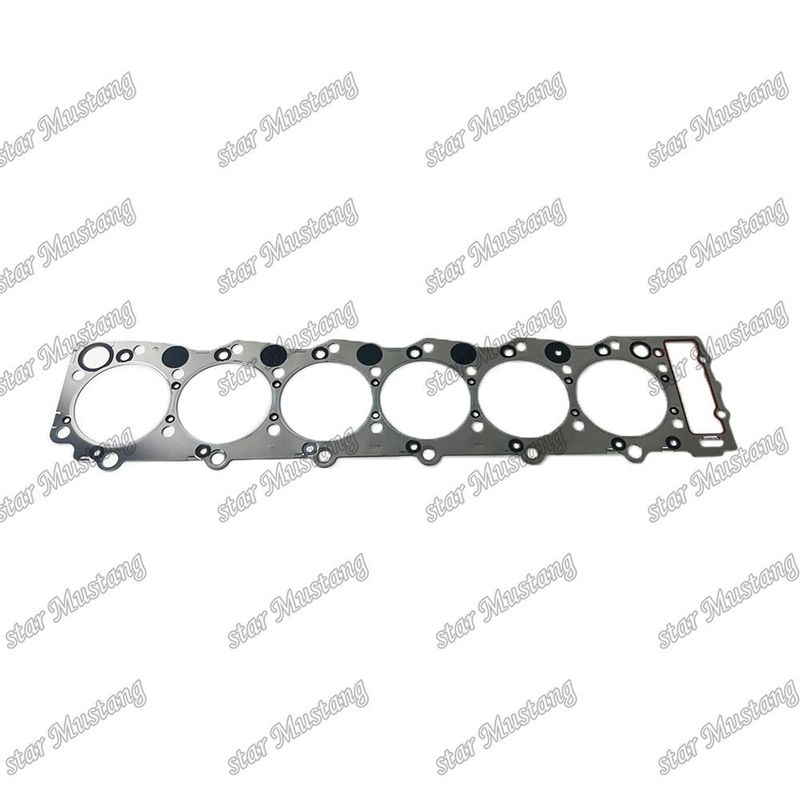 Ghi đệm đầu xi lanh 6HH1 Kim loại 6207-21-2110 Cho bộ phận phụ tùng động cơ ISUZU
