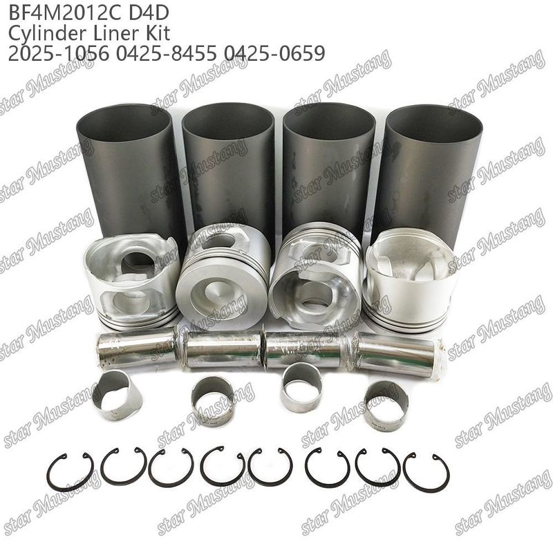 Bộ máy piston cho xe hạng nặng BF4M2012C D4D 2025-1056 0425-8455 0425-0659