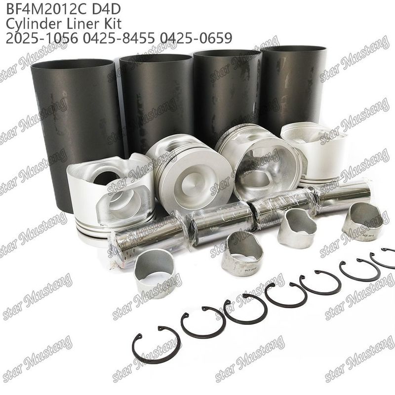 Bộ máy piston cho xe hạng nặng BF4M2012C D4D 2025-1056 0425-8455 0425-0659